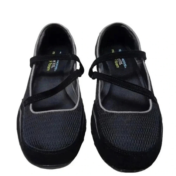 Skechers suede walkers size 8 1/2 Mary Jane - Picture 2 of 6